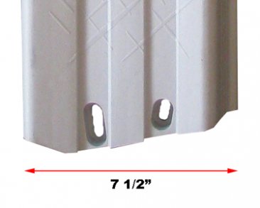 8" Resin Frame Top Seat 56 7/8"