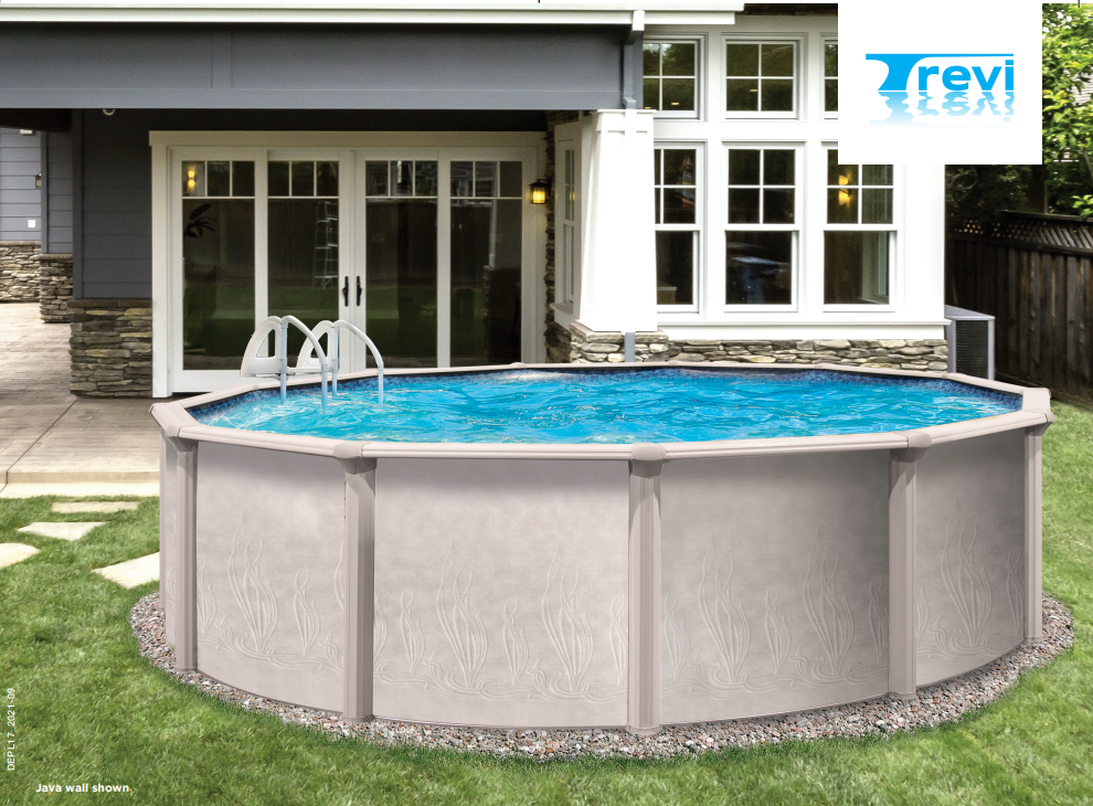 21' x 52" Trevi 186 7" Hybrid Frame Round Pool