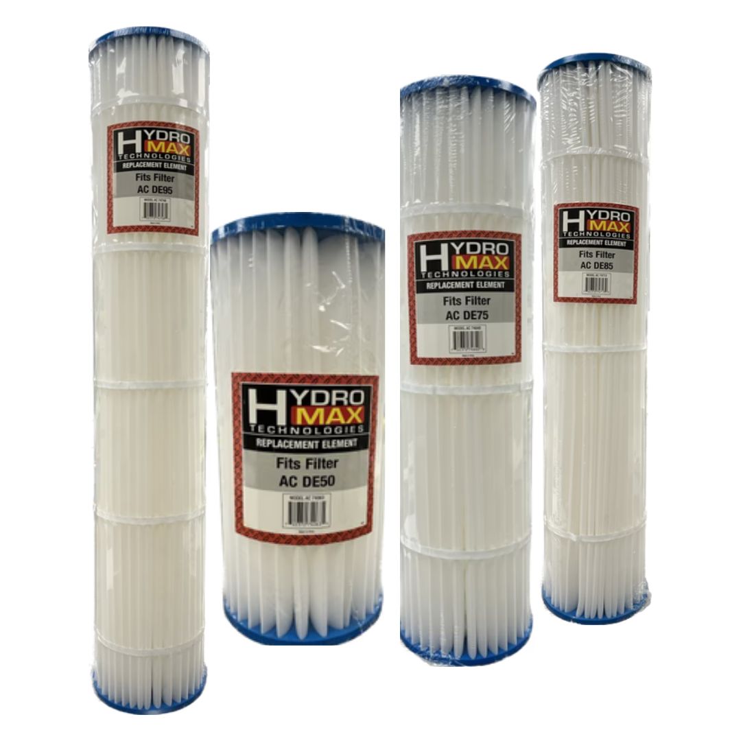 Hydromax and Powerclean DE Cartridge Filters