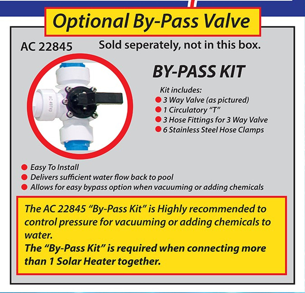 Solar H20 Swimming Pool Heater - 2PK