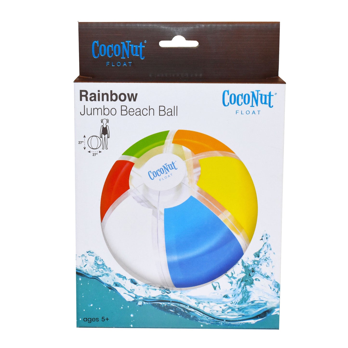 Jumbo Rainbow Beach Ball - Buy 1 Get 1 Free