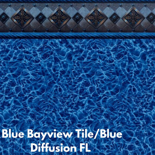 Findlay In-Ground Blue Bayview Tile / Blue Diffusion 28 MIL