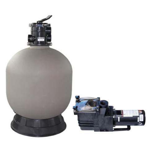 19 in. Sand Man Sand Filter System with 1.5 HP Superflow Pump