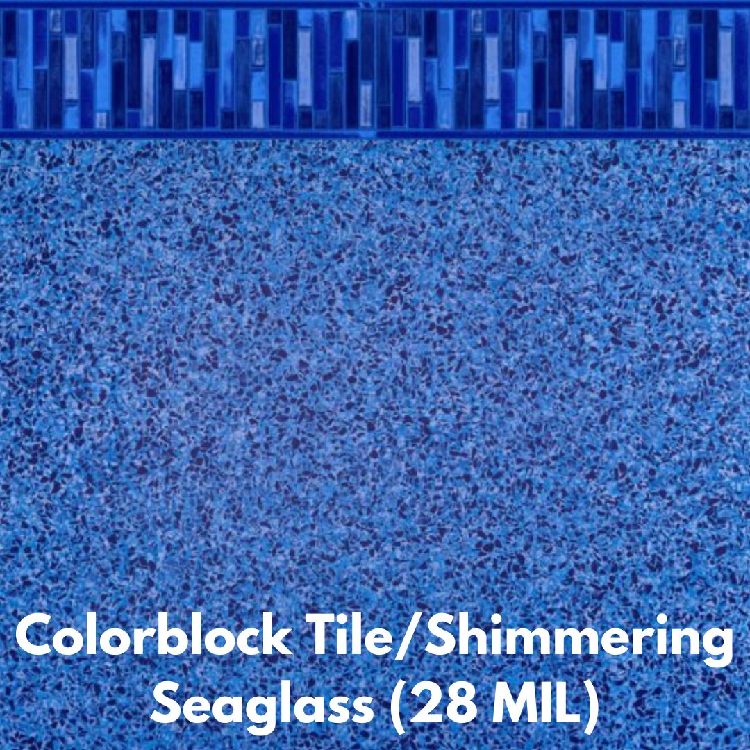 Findlay In-Ground Colorblock Tile/Shimmering Seaglass  28MIL