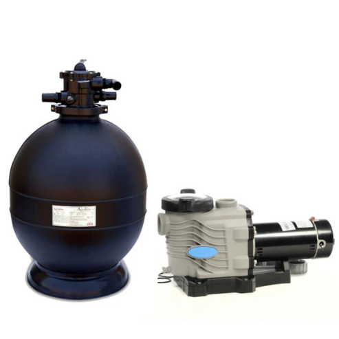 24 in. Aquaview Sand Filter with 1.5 HP Blue Torrent High Speed Pump