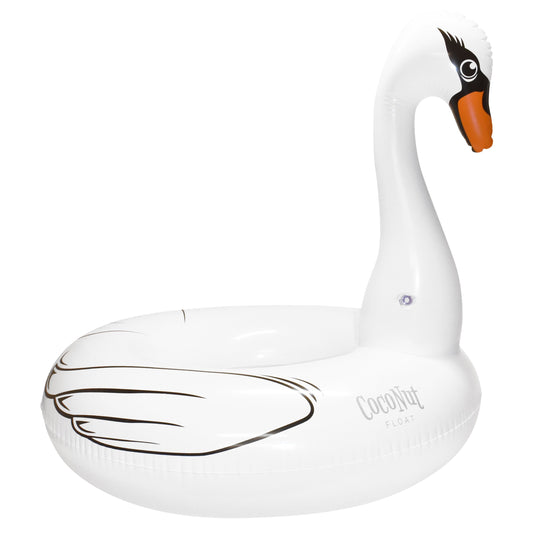 Majestic White Swan Pool Float