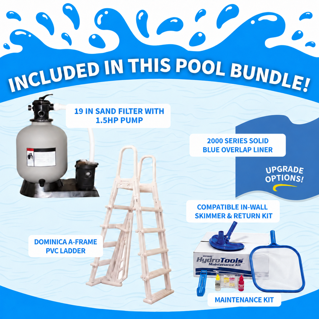 12' x 54" Round Resin Hybrid RTR Pool Blowout Bundle