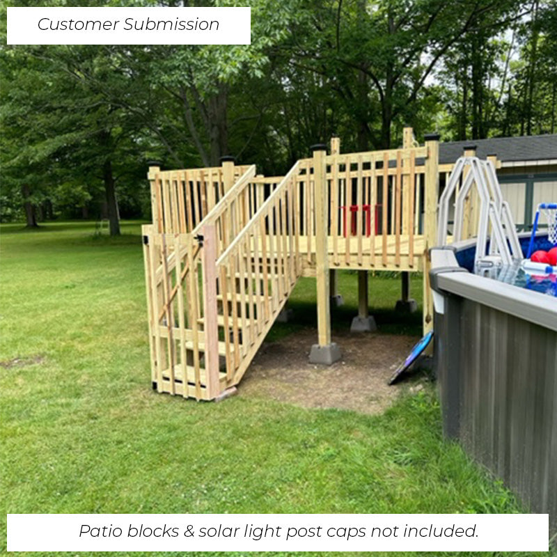 4 ft. x 16 ft. Connect-a-Deck and Entry Steps