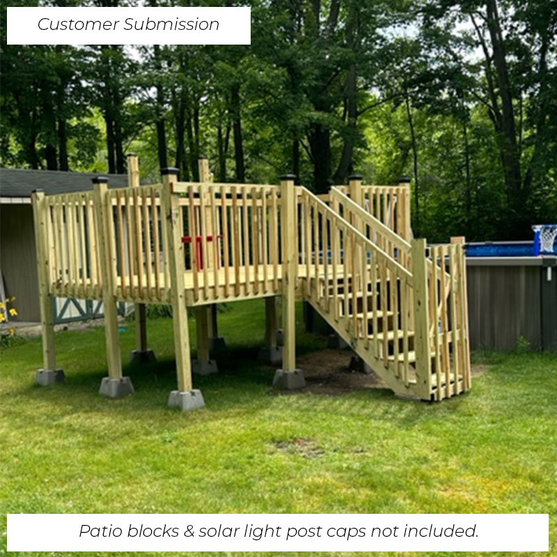 4 ft. x 16 ft. Connect-a-Deck and Entry Steps