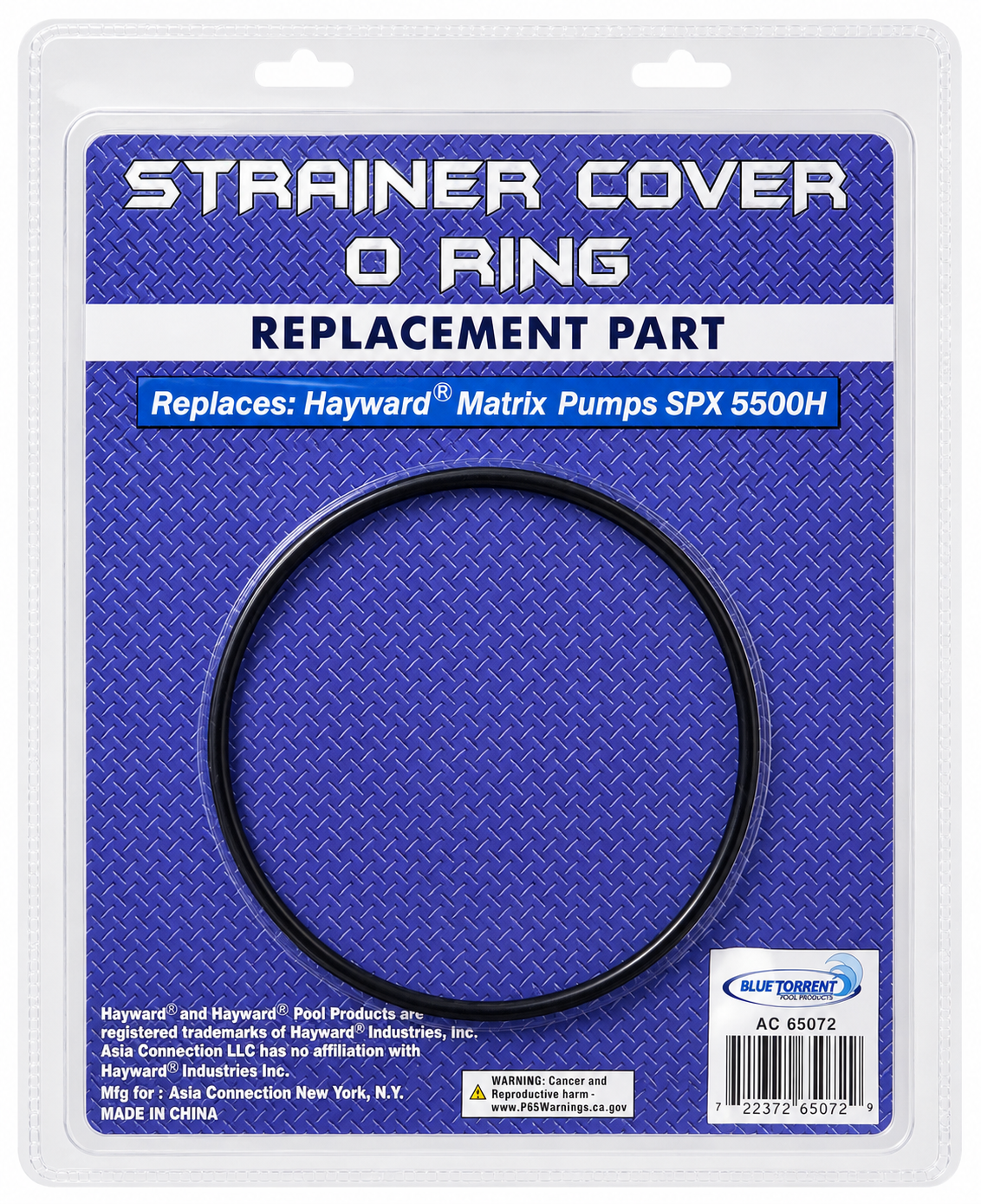Strainer Cover O Ring Replaces HAYWARD Matrix SPX 5500H