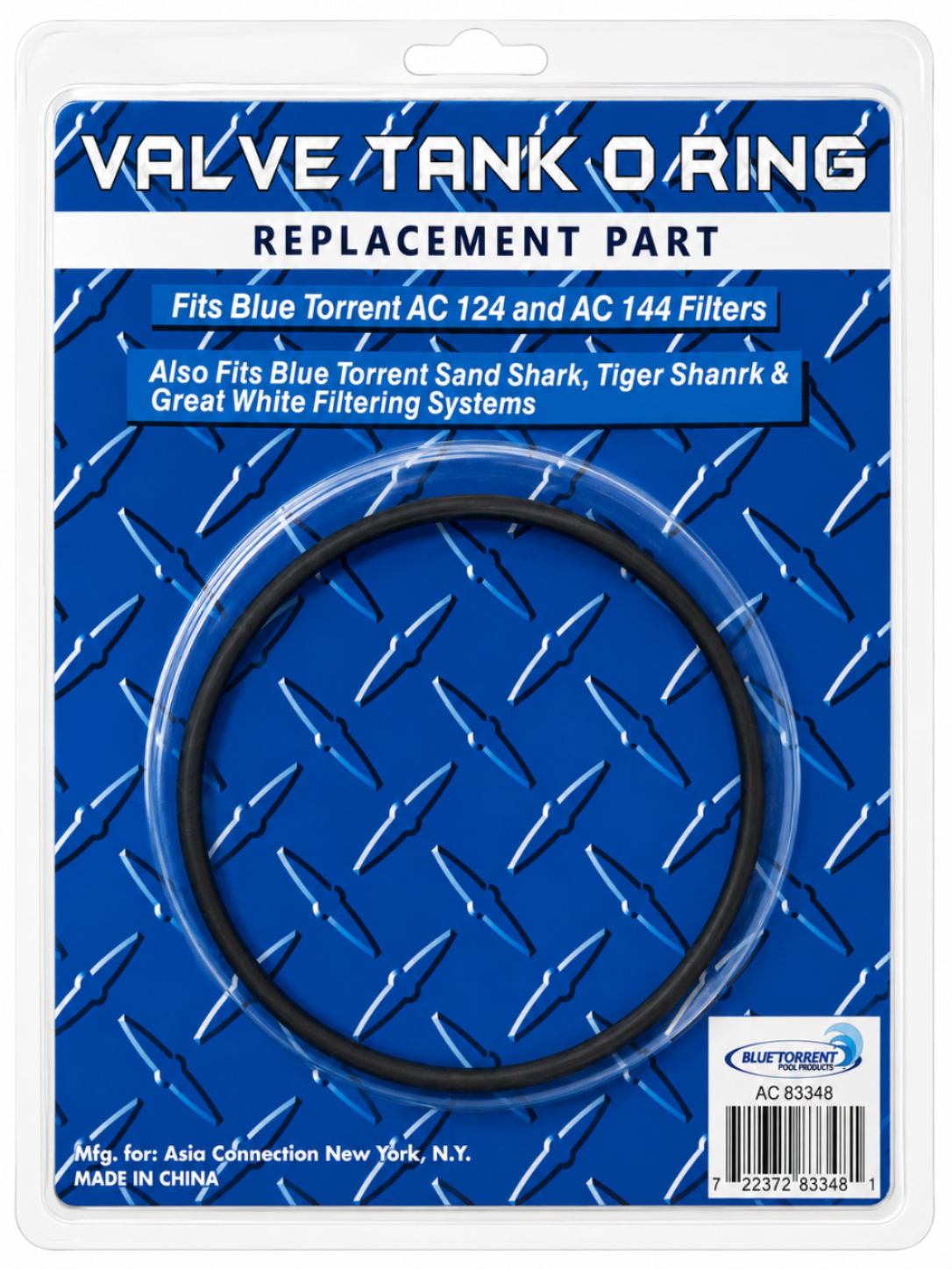Valve Tank O Ring Fits Blue Torrent AC 124 and AC 144