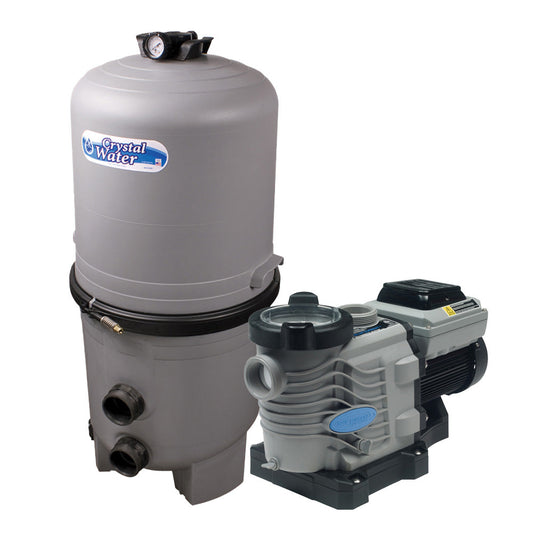 36 Sq. Ft. Crystal Clear DE Filter System with 3.0 HP Variable Speed Pump