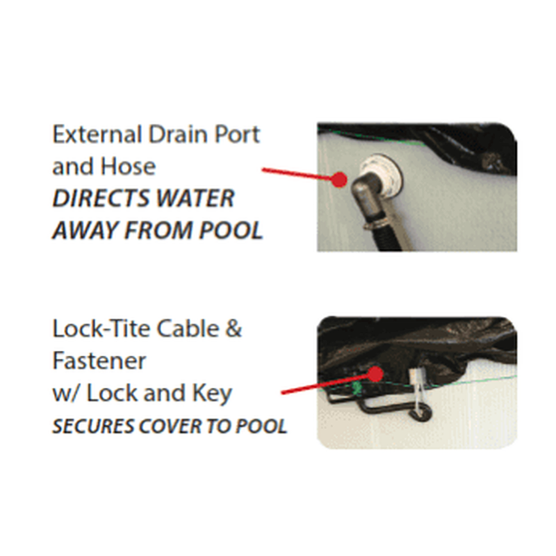 30 ft Round EZ-Drain Above Ground Winter Cover