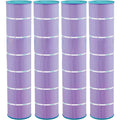 Replacement Cartridge by Hurricane for Hayward SwimClear C5030, C5025, C5020 Super Star-Clear C5000 Platinum Purple (4PK)