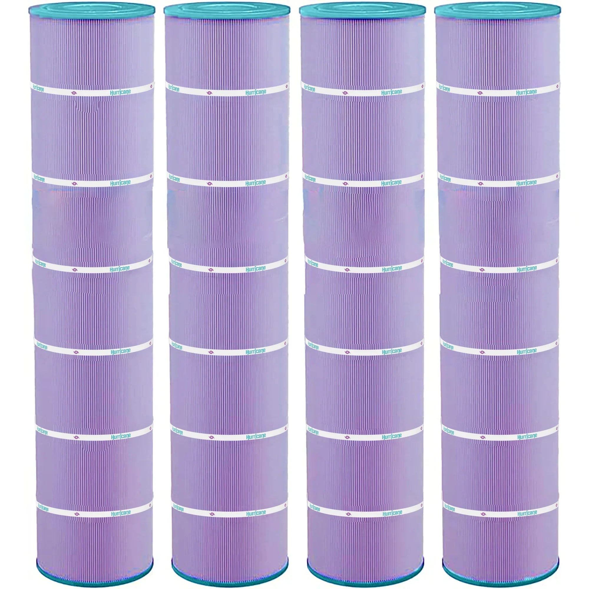 Replacement Cartridge by Hurricane for Hayward SwimClear C5030, C5025, C5020 Super Star-Clear C5000 Platinum Purple (4PK)