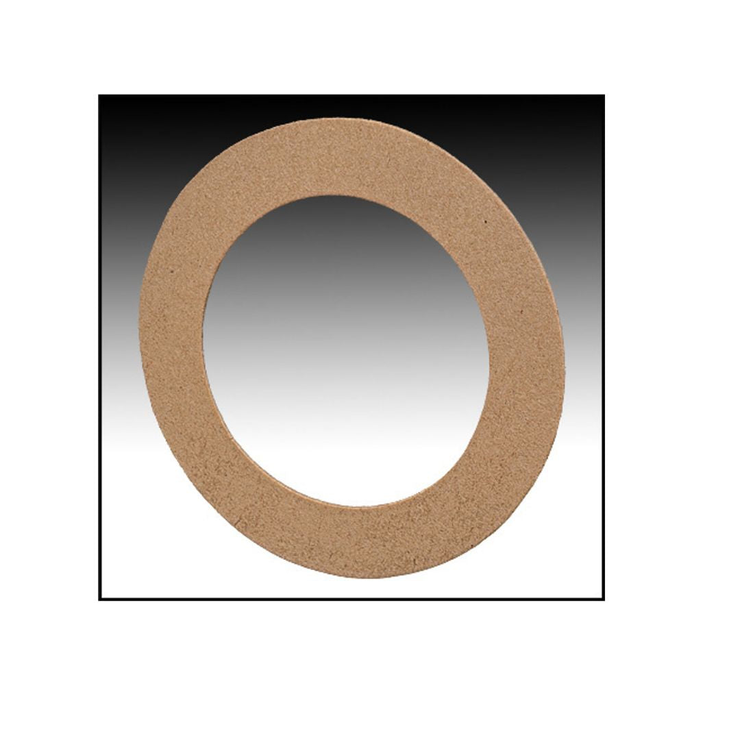 A set of Hayward Standard Return Gaskets (SPX 1023Z) from Swimming Pool Discounters is displayed, featuring flat, circular cork gaskets with large center holes against a black-to-white gradient background.