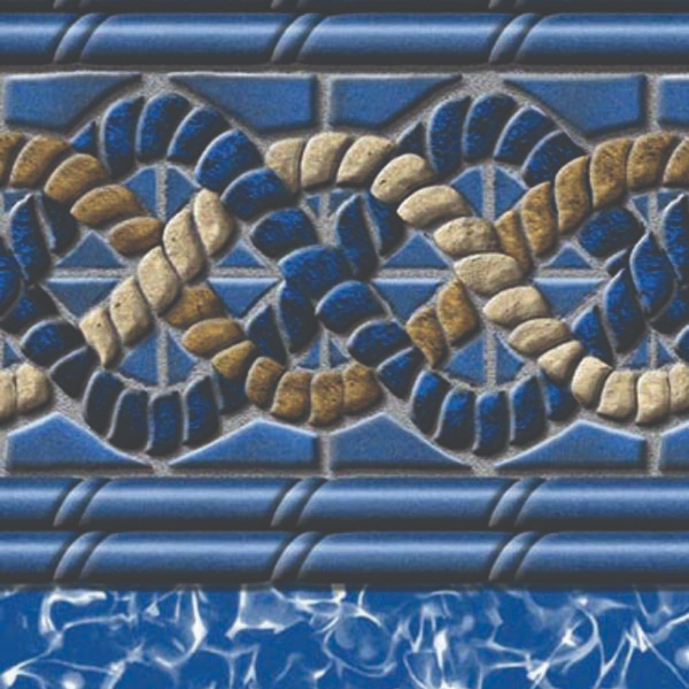 48" Kayak Mystri Gold Full Print Rectangular Beaded Liners