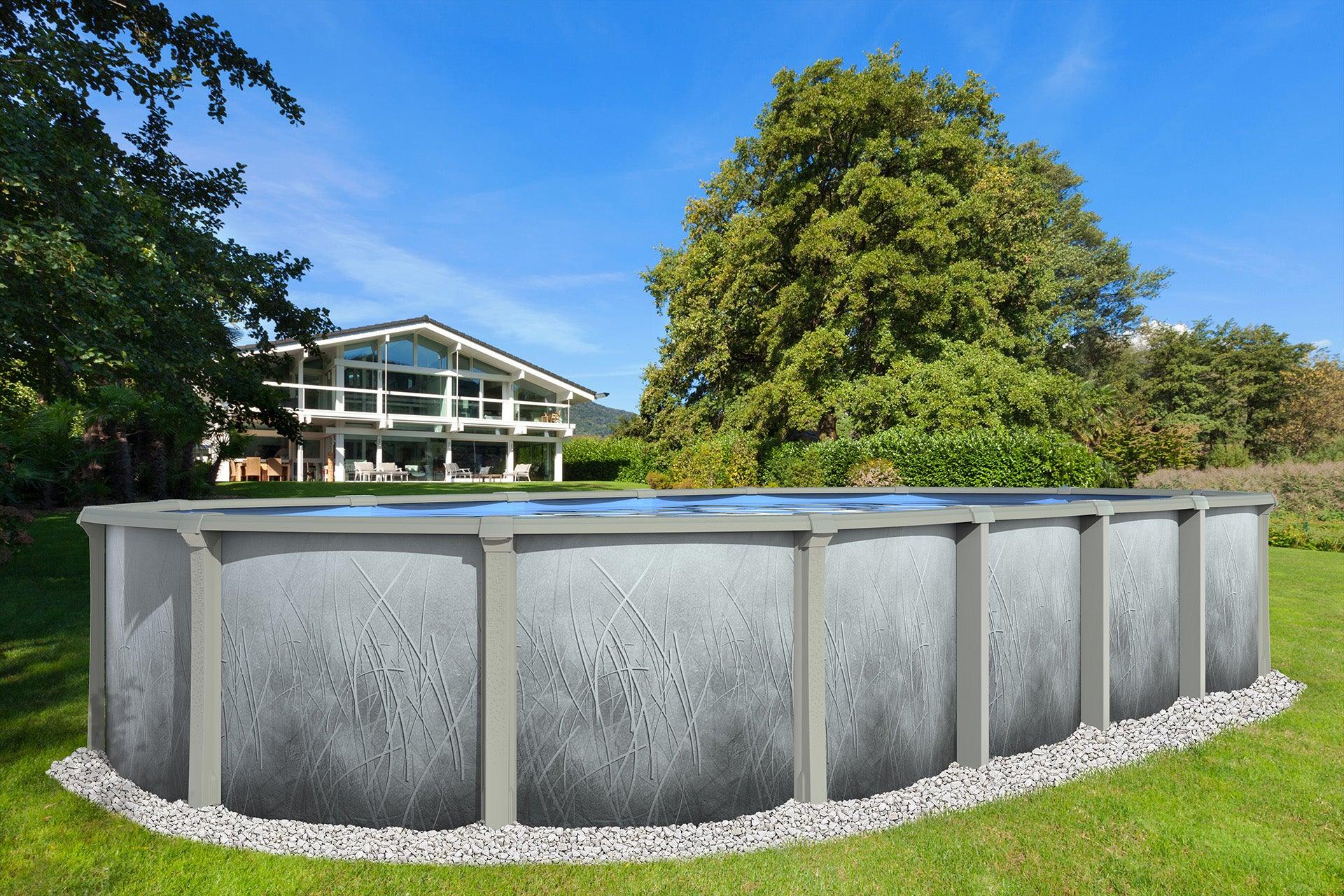 15' X 25' X 54" Oval Saltwater Friendly Resin Frame Above Ground Mirage Pool