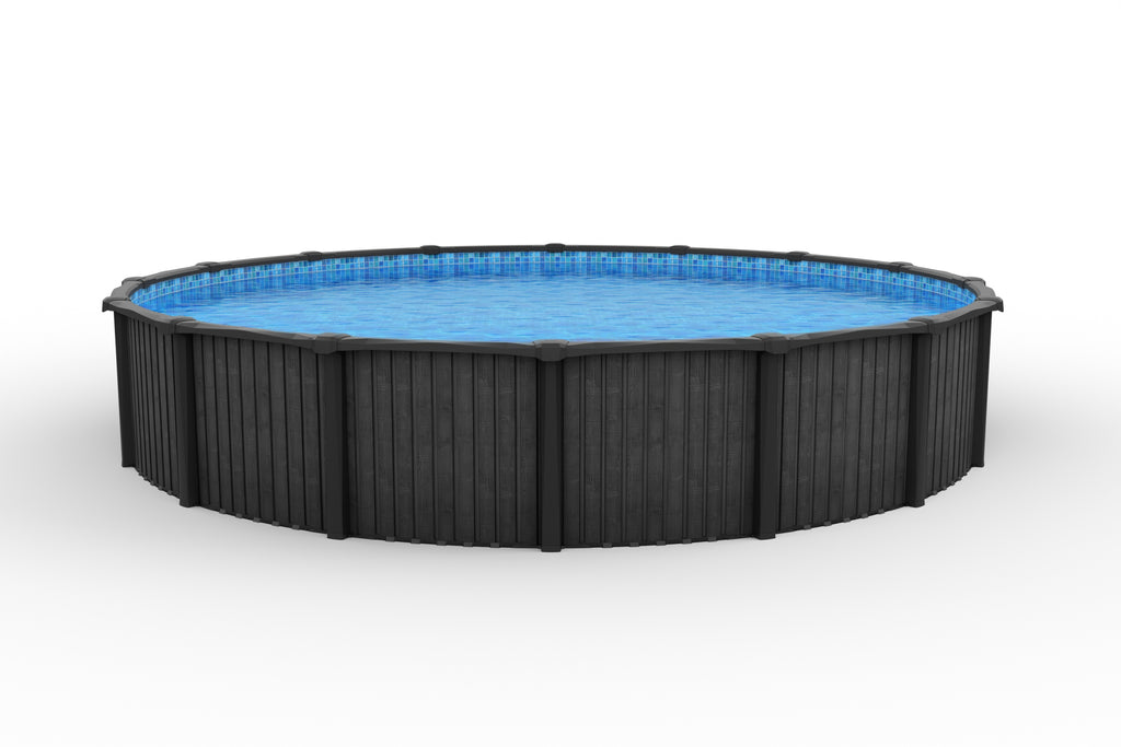 Round saltwater friendly st. germain model swimming pool without background