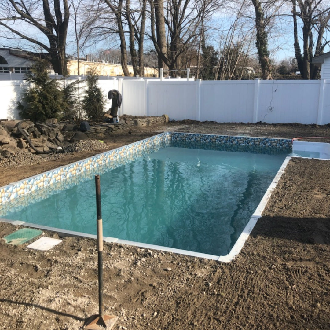 12' x 32' x 52" Hercules Aluminum Panel Rectangular Inground Pool