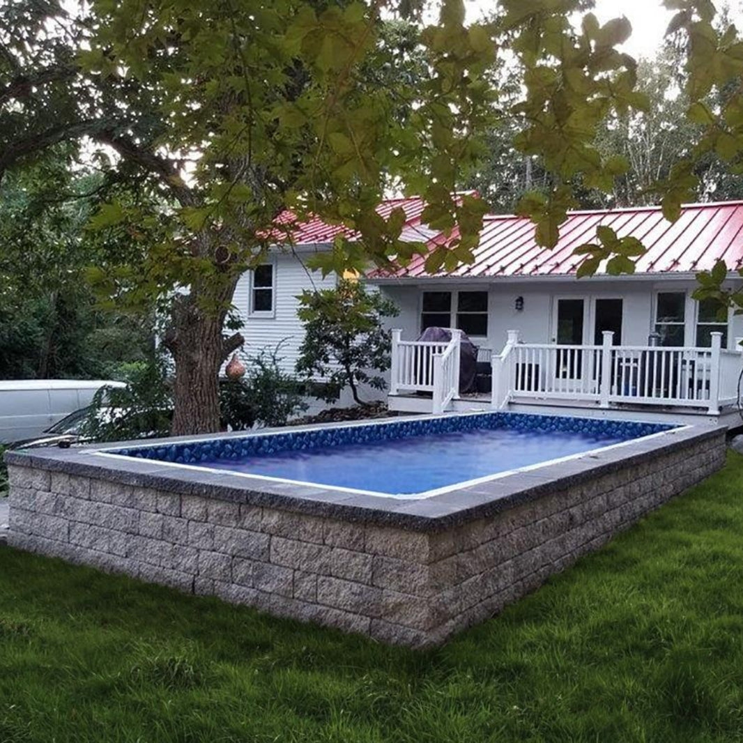 Hercules Aluminum Frame Semi or Full InGround Pools 52" Swimming