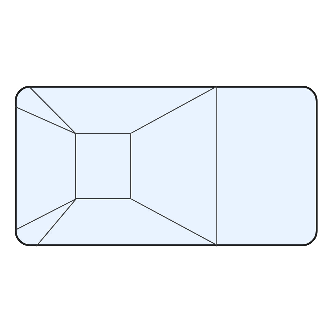 8' Add-on Rectangular Hopper Liner for Hercules