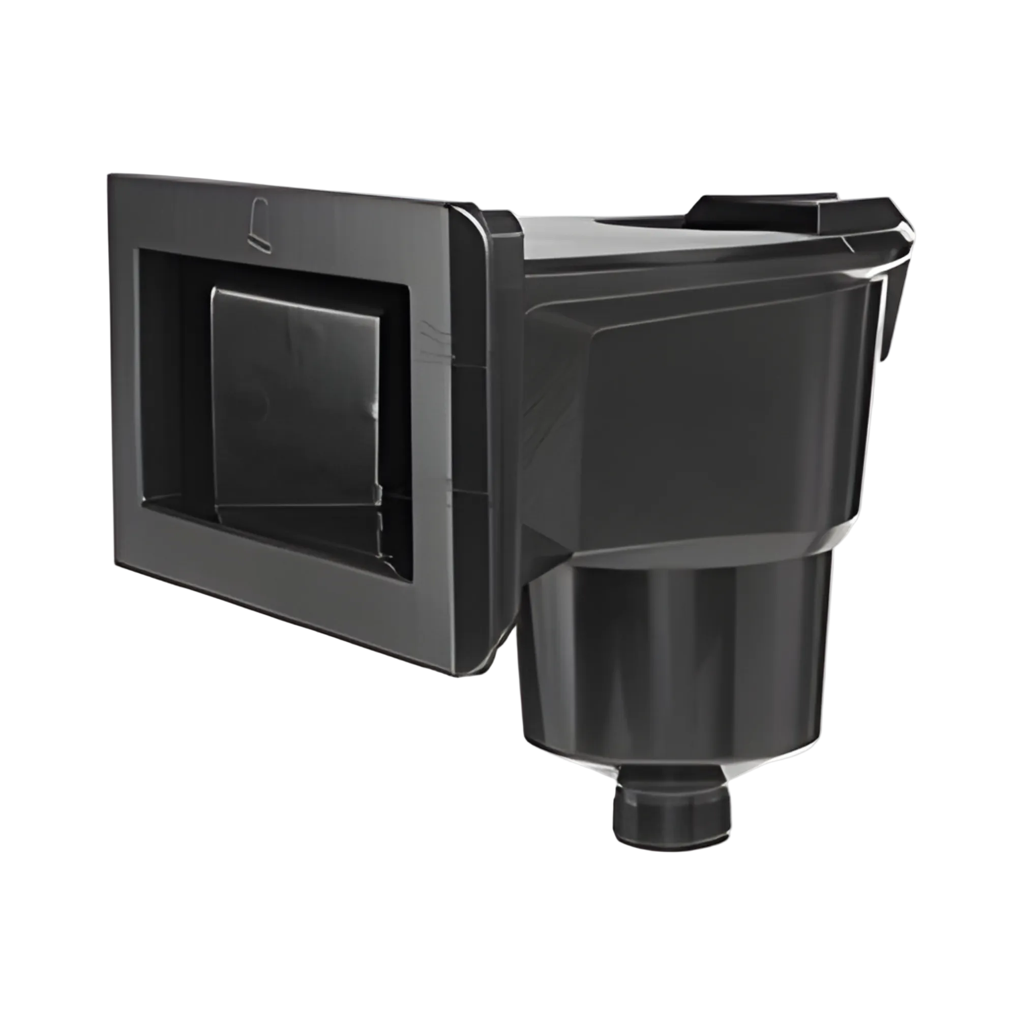 SkimTech Skimmer in black front angled view