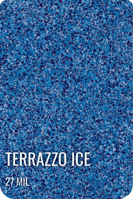 Terrazzo Ice 27 mil PVS In-Ground Pool Liner
