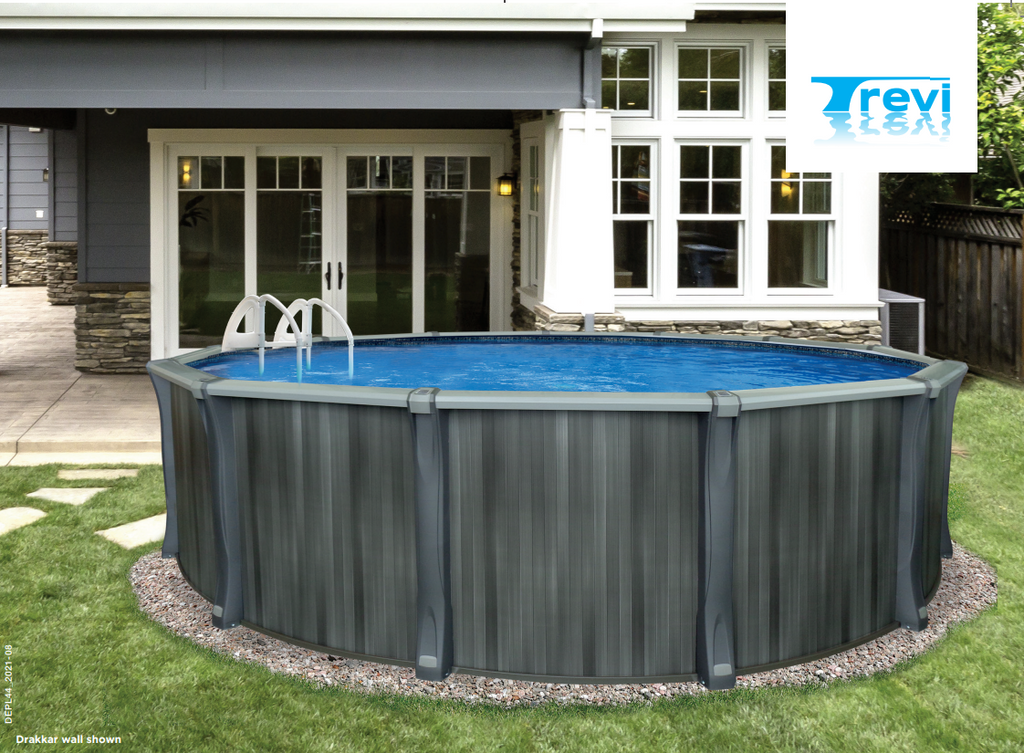 24' x 52" Trevi 211 7" Resin Frame Round Pool | Closeout