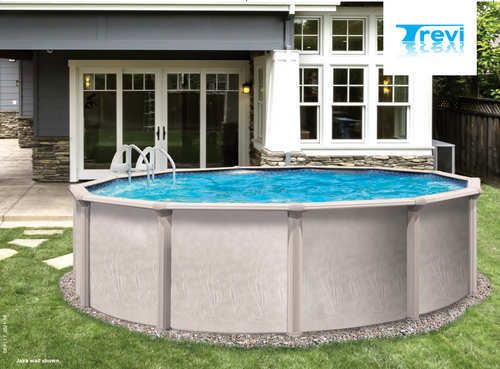 24' x 52" Trevi 106 7" Steel Frame Round Pool | Closeout