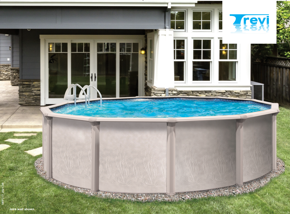 30' x 52" Trevi 186 7" Hybrid Frame Round Pool | Closeout