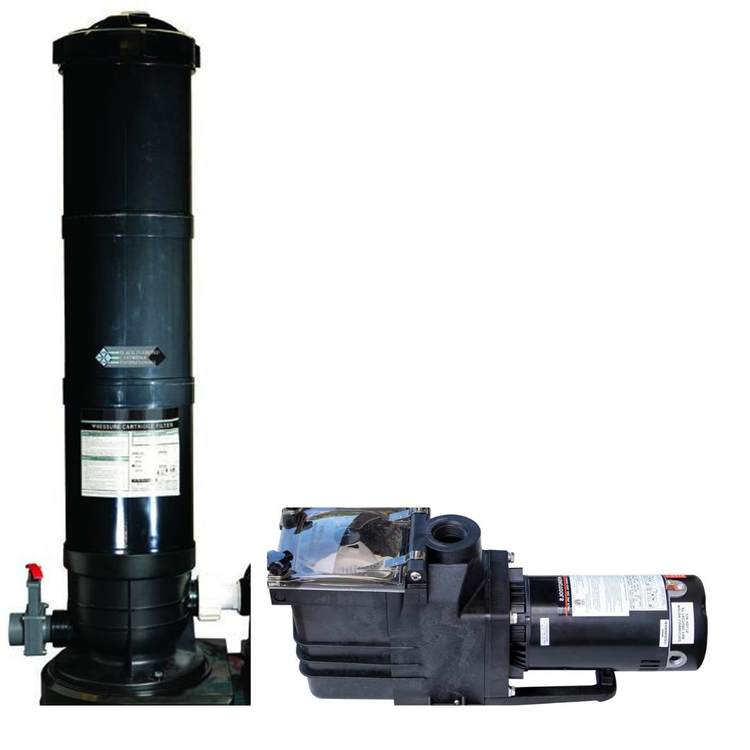 180 Sq. Ft. AC Cartridge IG System w/ 1.5 HP Super Flow Pump