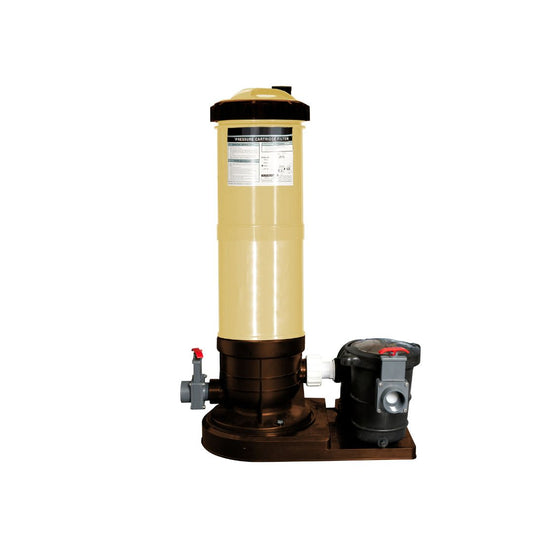 90 sq. ft. Hydromatic Pressurized Cartridge Filter System with 1.0 HP Pump