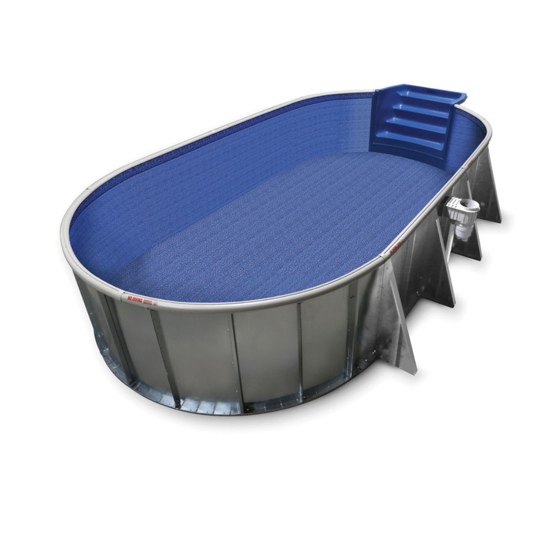 18' x 33' x 52" Discount Semi Inground Pool Kit