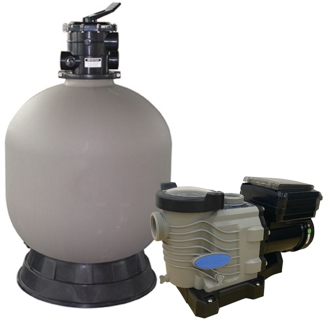 19 in. Sand Man Sand Filter System with 1.5 HP Variable Speed Pump