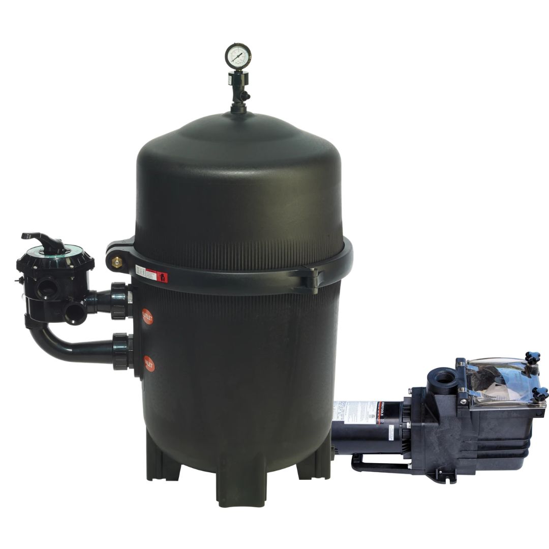 Q4 48 Sq. Ft. DE Filter System with 1.5Hp SuperFlo Pump