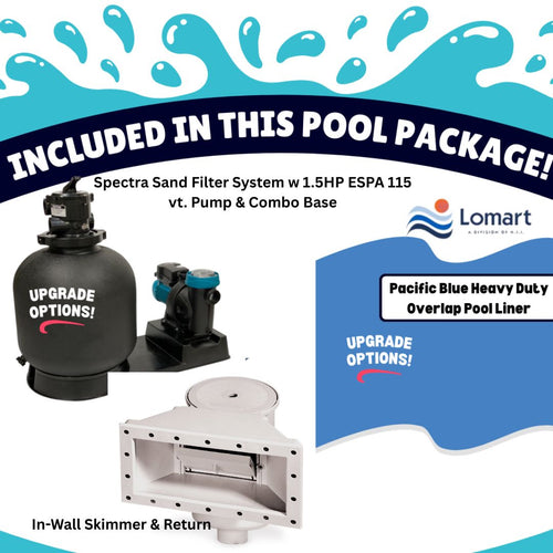 12' Round 5" Steel Frame Coastal Pool & Bundle | 52"