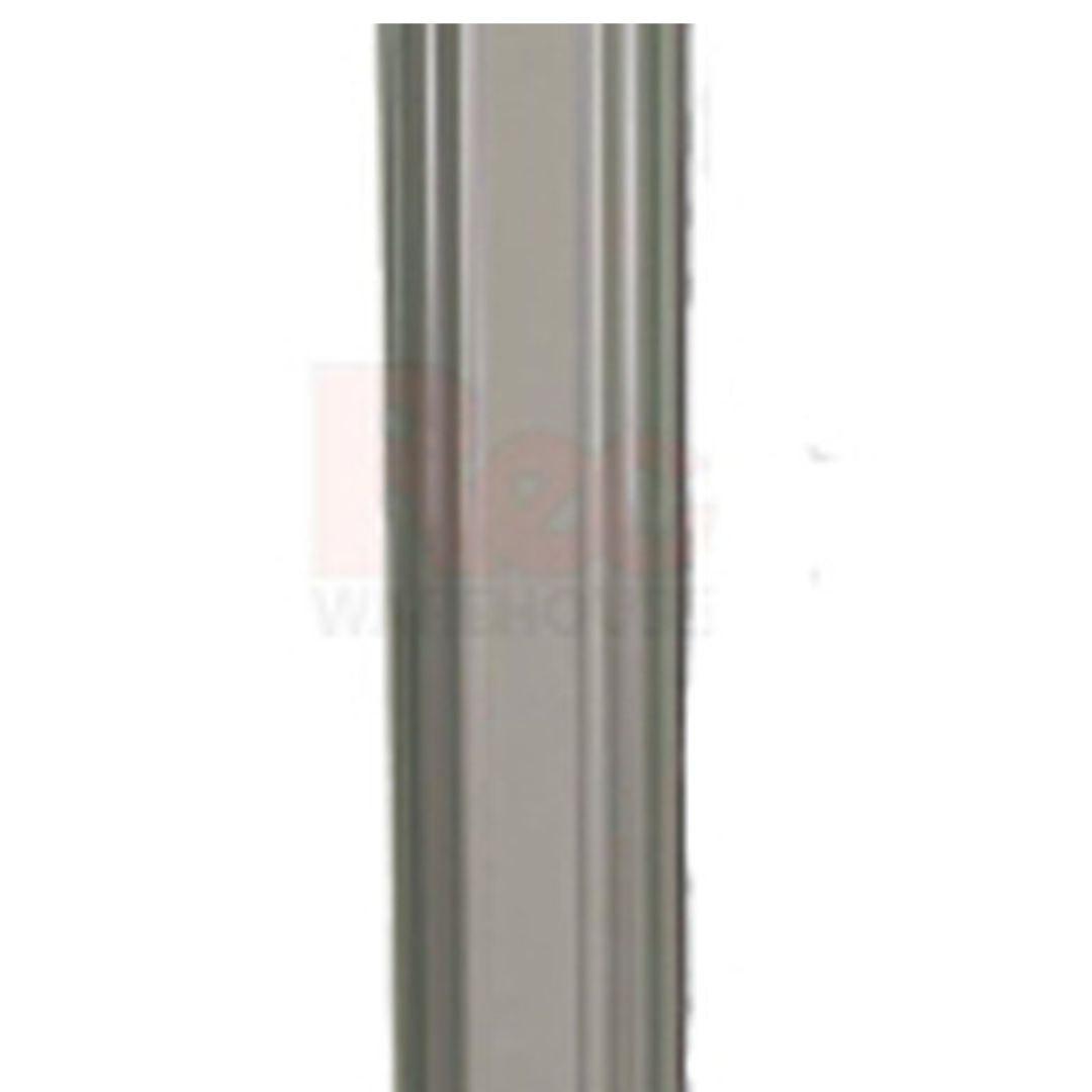 Close-up view of the Upright for Resin Guard Hybrid Pools by Swimming Pool Discounters, featuring a smooth, light gray metallic surface with rounded edges—ideal as a replacement part for RTR hybrid pool models.