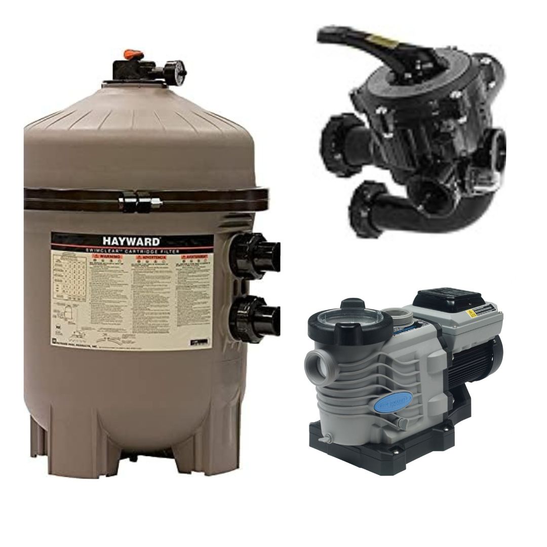 Hayward 36 Sq ft Pro Grid System w 1.5 Variable Speed Pump and VariFlo ...