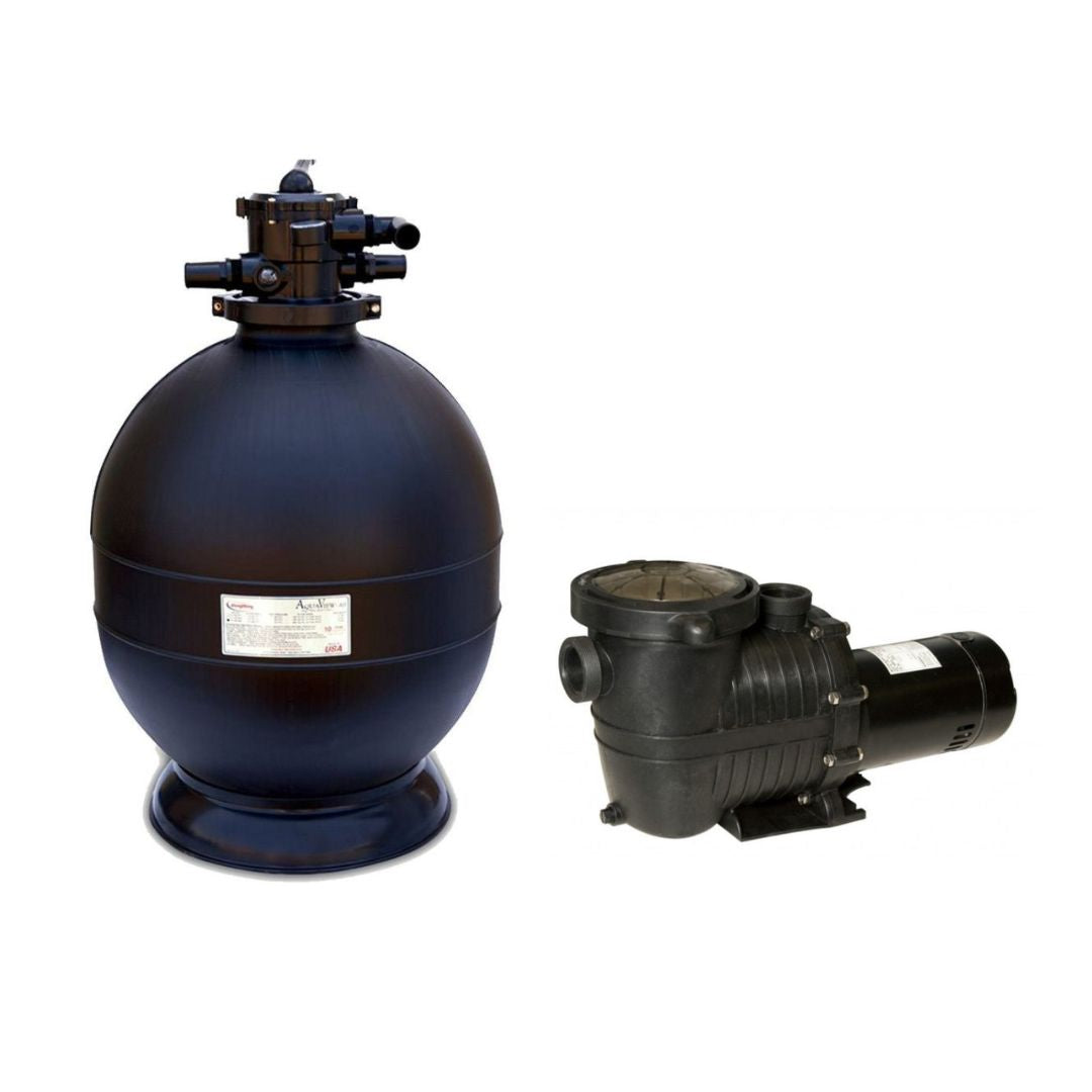 20 in. Spectra Sand Filter w 1 Hp Maxi Force Pump
