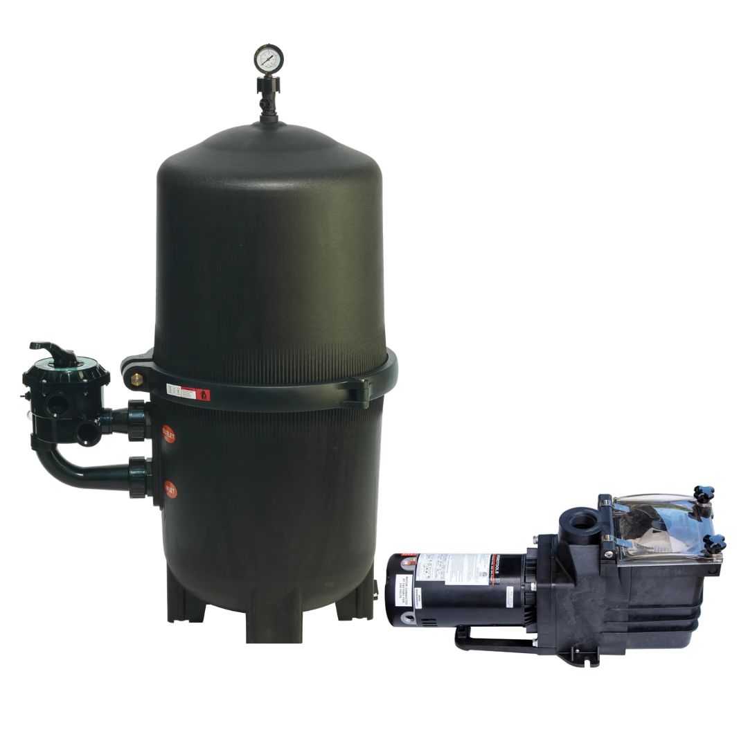 Q4 60 Sq. Ft. DE Filter System with 1.5Hp SuperFlo Pump