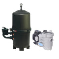 Q4 60 Sq. Ft. DE Filter System with 1.5Hp Var Flo Pump