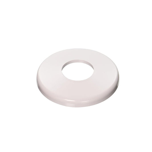 White Plastic Escutcheon Plates (pair)