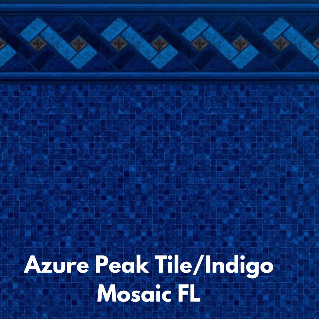 Findlay In-Ground Azure Peak Tile/Indigo Mosaic Floor 27 MIL