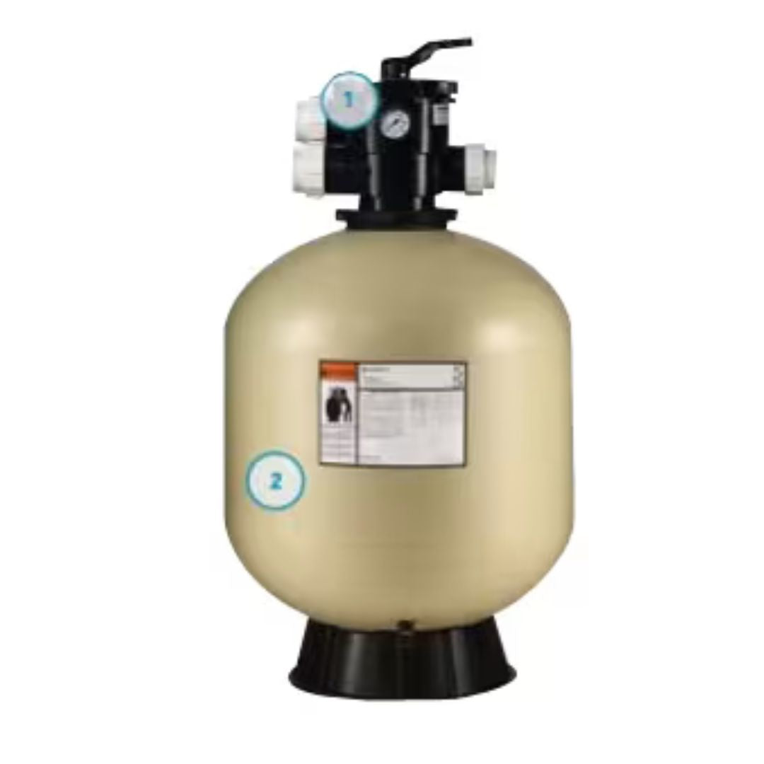 Pentair Sand Filter TA60D - w/6Way Valve (Almond)