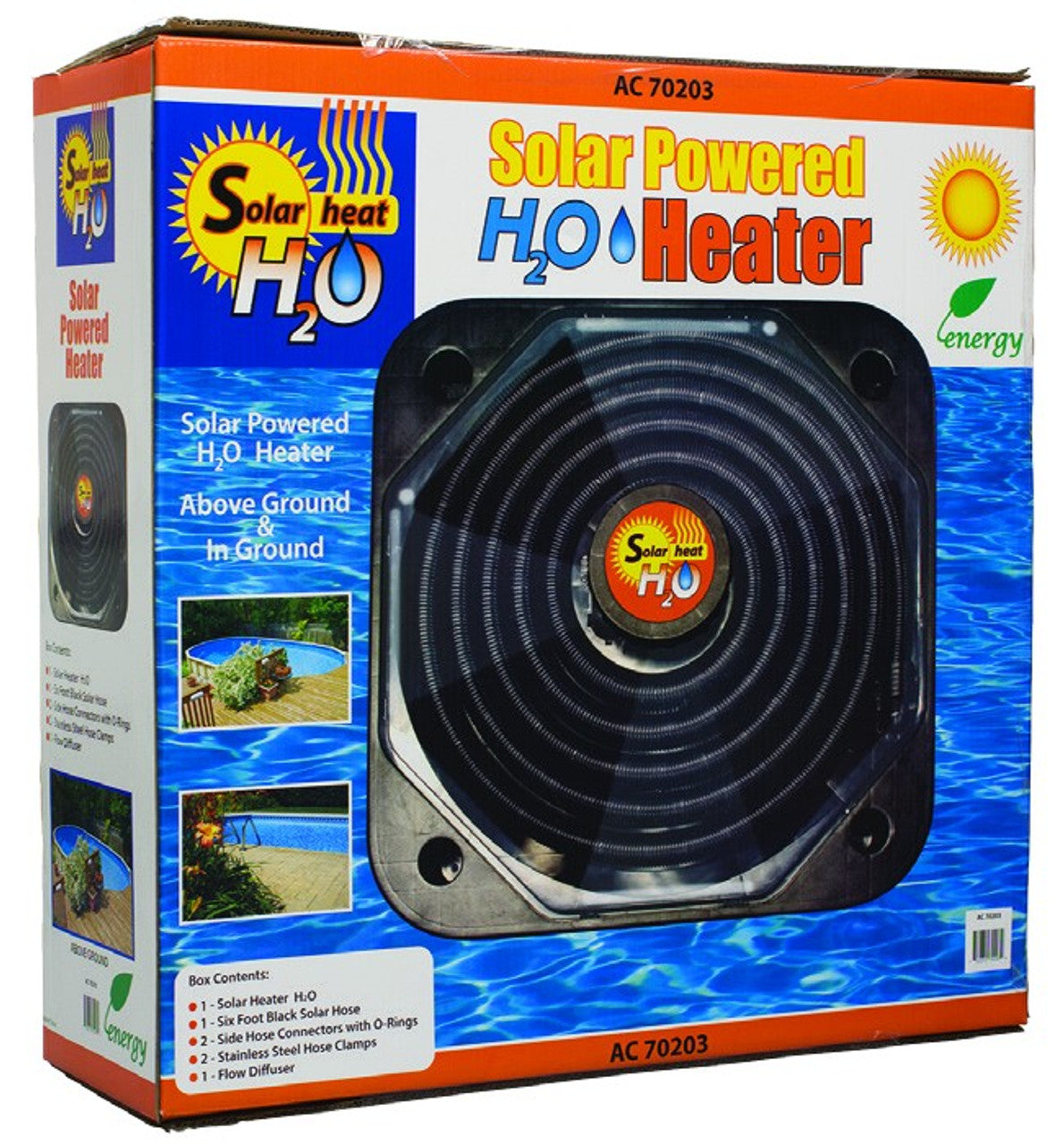Solar H20 Swimming Pool Heater - 2PK