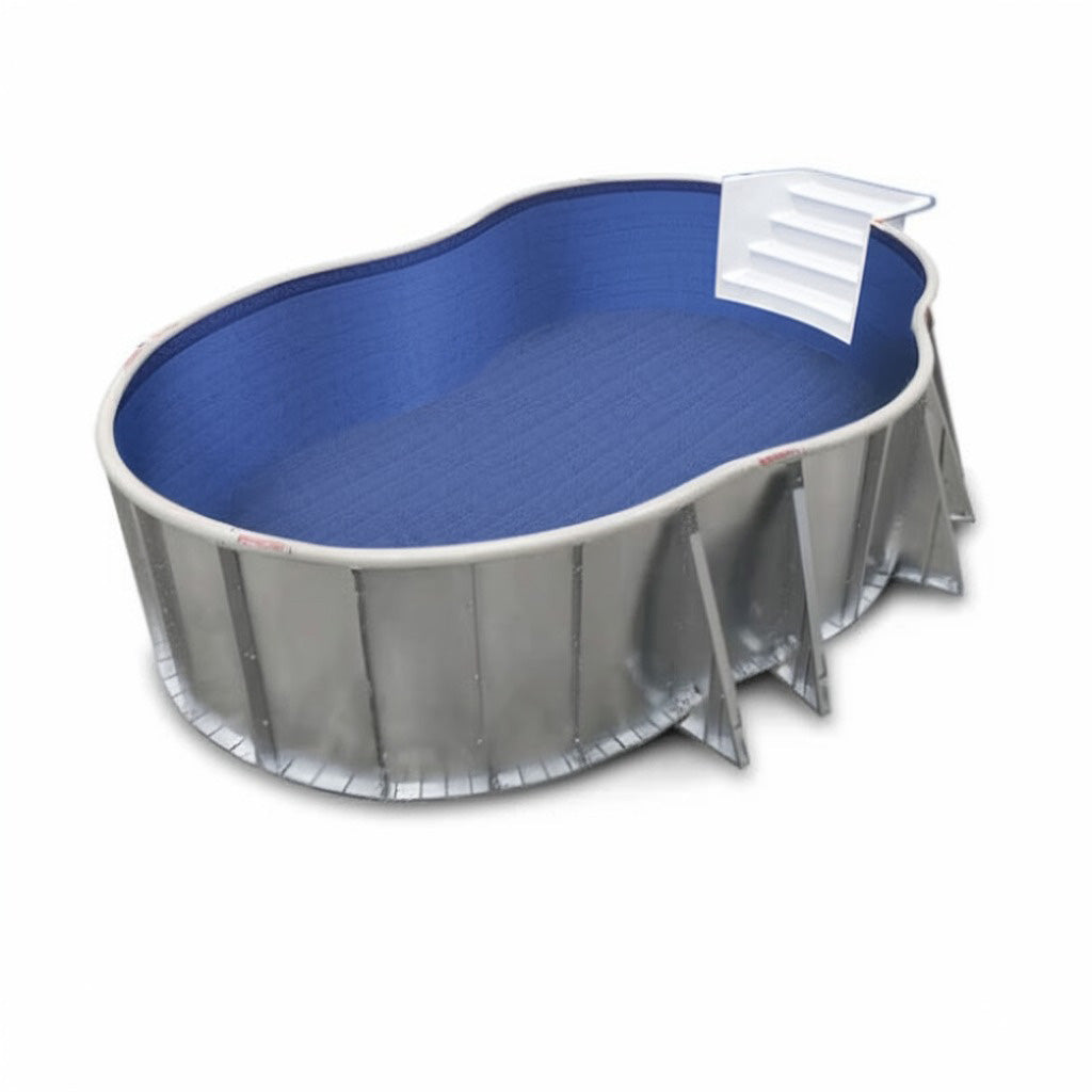 12' x 23' x 52" Discount Semi Inground Lagoon Pool Kit