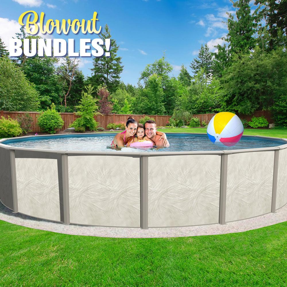 27 Ft Above Ground Pool – 54" Deep Resin Guard Bundle