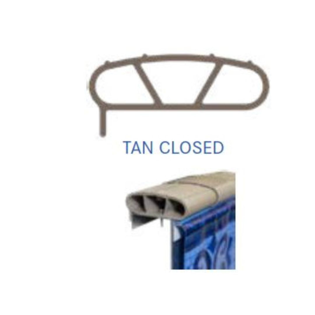 Optional Top Caps for  19' x 41' Oval Samson Semi Inground Pools