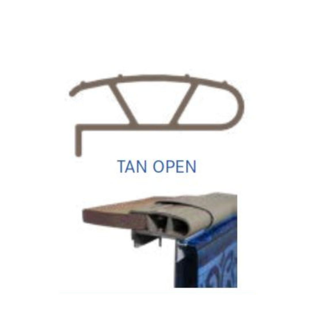 Optional Top Caps for  19' x 41' Oval Samson Semi Inground Pools